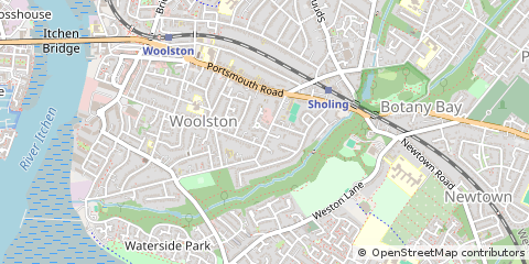 Map of Southampton