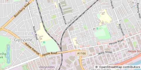 Map of Hull