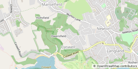 Map of Swansea