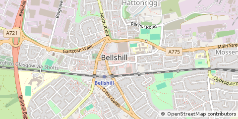Map of Bellshill