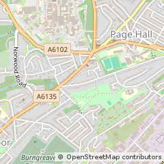 Map of Sheffield
