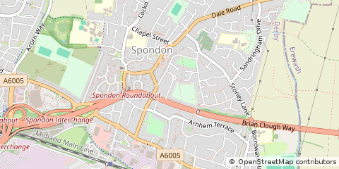 Map of Derby