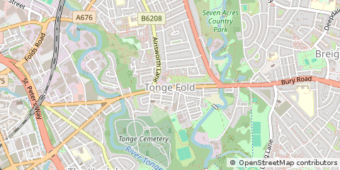 Map of Bolton, Gtr Manchester