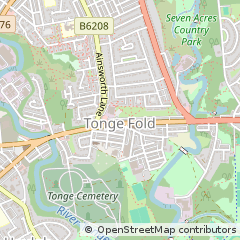 Map of Bolton, Gtr Manchester