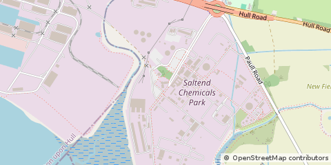 Map of Hull, East Riding of Yorkshire