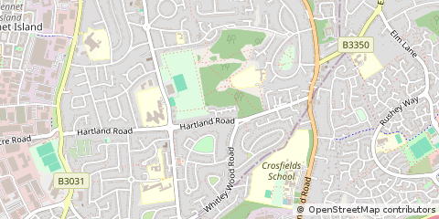 Map of Reading, Berkshire