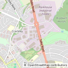 Map of Newcastle-Under-Lyme, Staffordshire