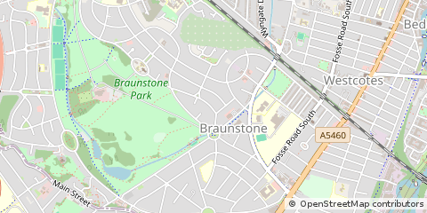 Map of Leicester