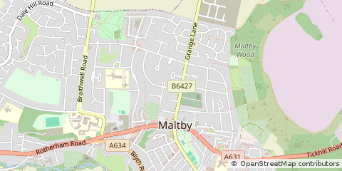 Map of Rotherham