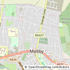 Map of Rotherham
