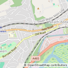 Map of Skewen, Neath Port Talbot