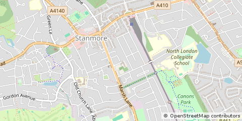 Map of Stanmore