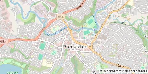 Map of Congleton