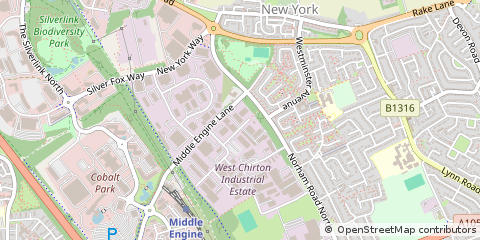 Map of North Shields