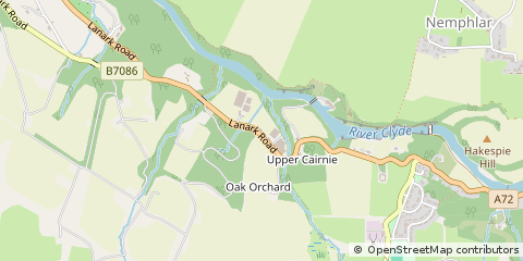 Map of Lanarkshire