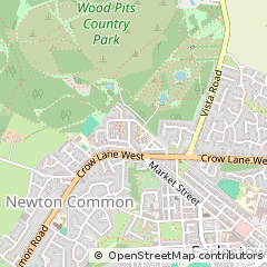 Map of Newton-LE-Willows, Merseyside