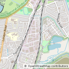Map of Redhill, Surrey