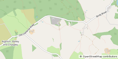 Map of Stonyhurst Clitheroe, Lancashire