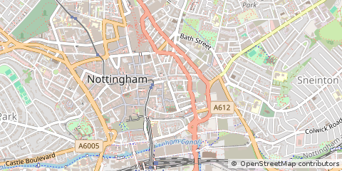 Map of Nottingham