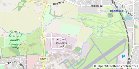 Map of Rochford, Essex