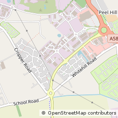 Map of Blackpool, Lancashire