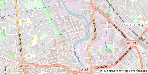 Map of Humberside, East Riding