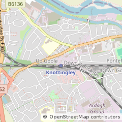 Map of Knottingley, West Yorkshire