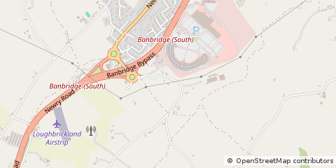Map of Banbridge, County Down