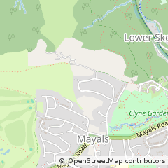 Map of Swansea, East Sussex