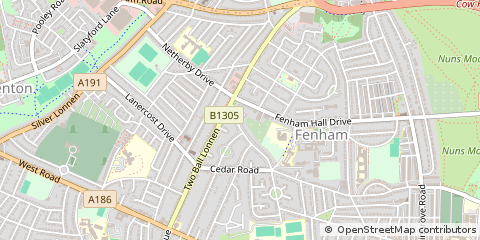Map of Newcastle Upon Tyne
