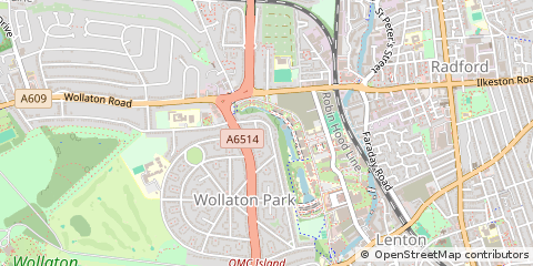 Map of Nottingham
