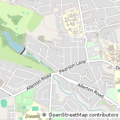 Map of Bradford, West Yorkshire