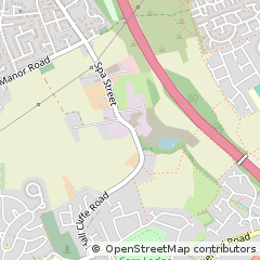 Map of Ossett, West Yorkshire