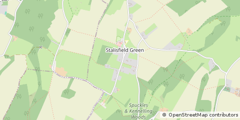 Map of Stalisfield, Kent