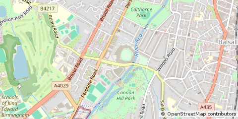 Map of Birmingham