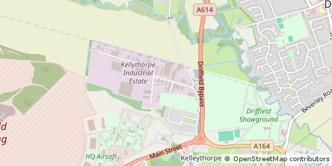 Map of Driffield, East Yorkshire