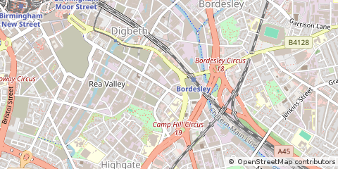 Map of Birmingham