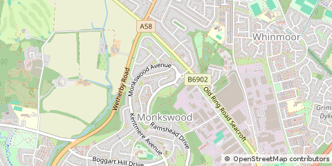 Map of Leeds