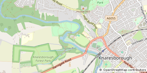 Map of Knaresborough, North Yorkshire