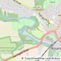 Map of Knaresborough, North Yorkshire
