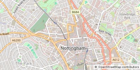 Map of Nottingham