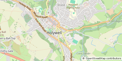 Map of Holywell