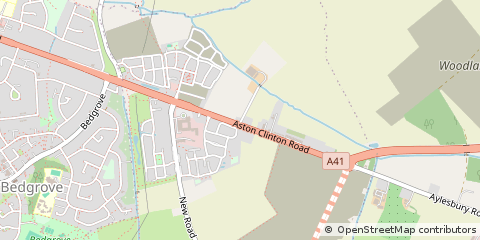 Map of Aylesbury, Hertfordshire