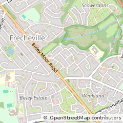 Map of Sheffield