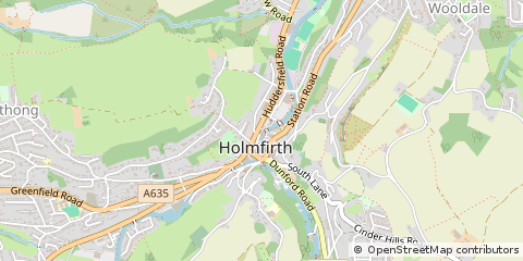 Map of Holmfirth