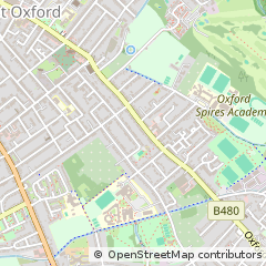 Map of Oxford