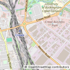 Map of Crewe