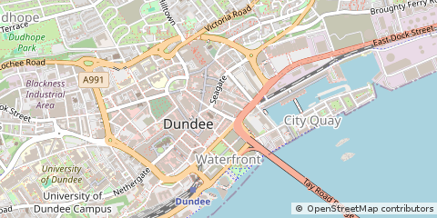 Map of Dundee