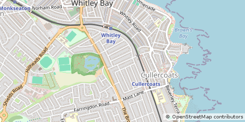 Map of Newcastle, Tyne & Wear