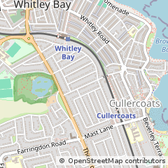 Map of Newcastle, Tyne & Wear